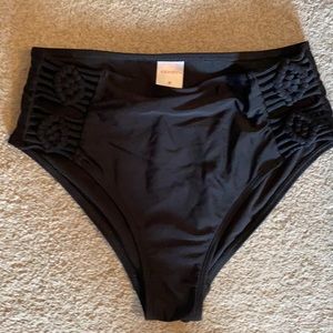 Black swim bottoms